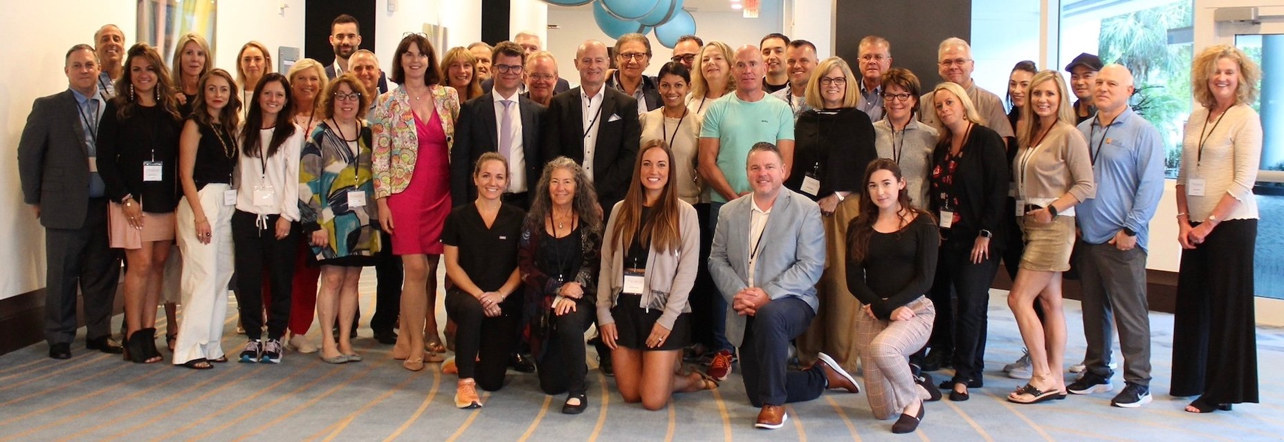 Full Group Event Photo in Fort Laudredale - AWT for Aesthetics, Dermatology, and Wound Healing