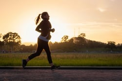 woman-running-sunset